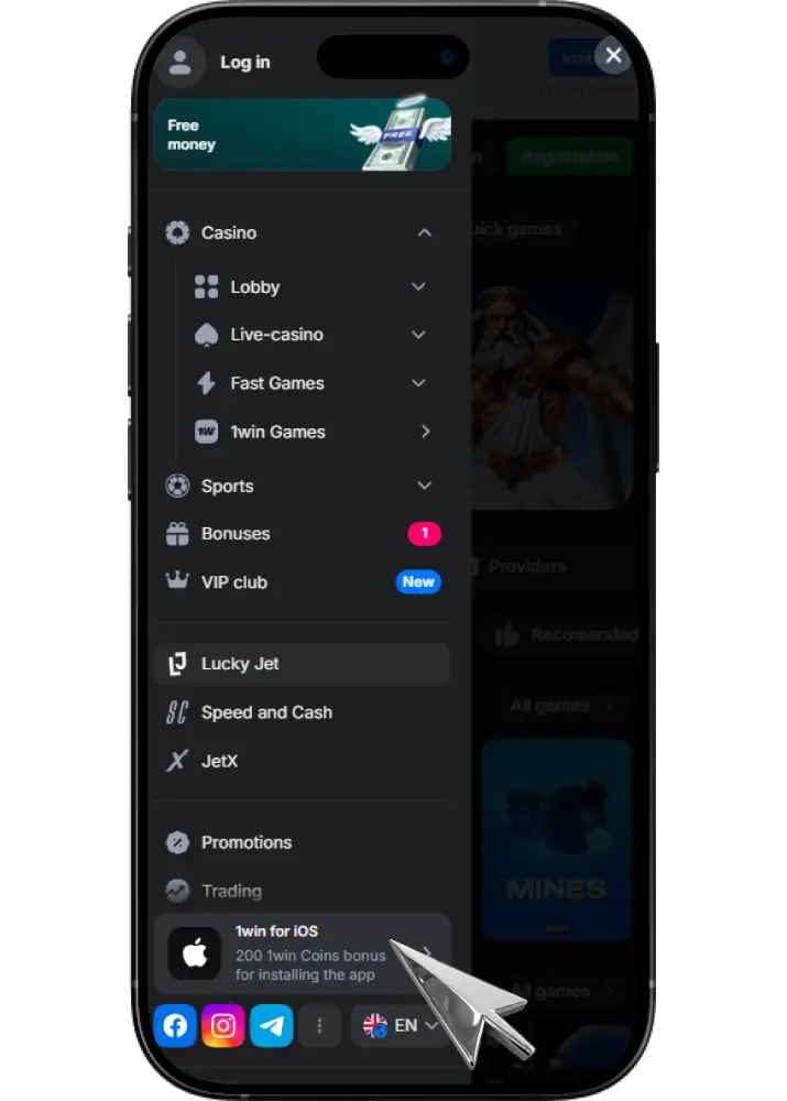 download 1win login app